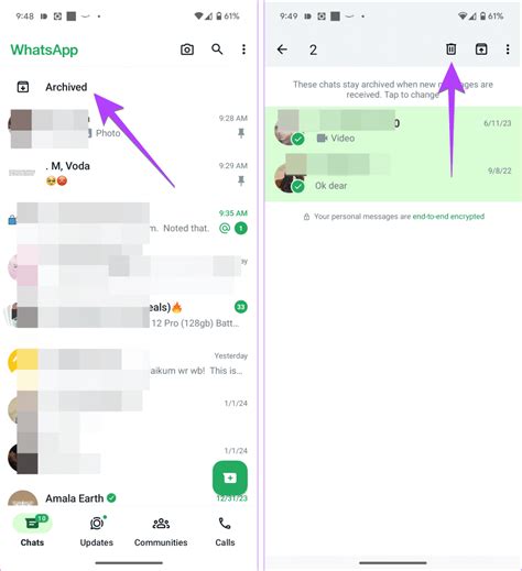 Раздел 7: Как удалить все чаты в WhatsApp одновременно?