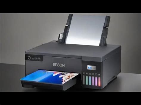 Распаковка и подключение принтера Epson L800