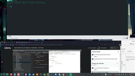 Распаковка установочного пакета Python IDLE на Linux Manjaro