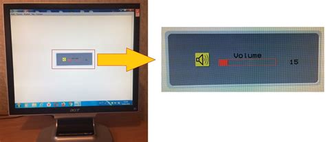 Регулировка громкости на мониторе
