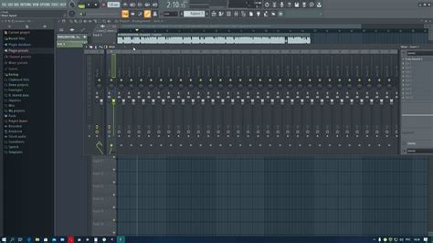 Редактирование и обработка трека в FL Studio 20