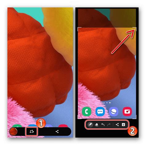 Редактирование скриншота на телефоне