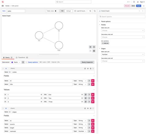 Редактирование nodegraph