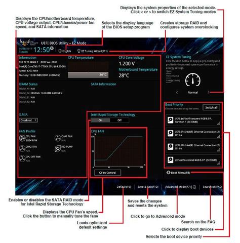 Рекомендации по сохранению изменений в БИОС материнской платы ASUS