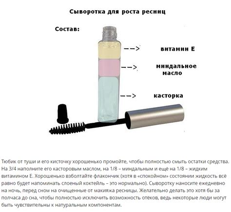 Рецепт изготовления туши: