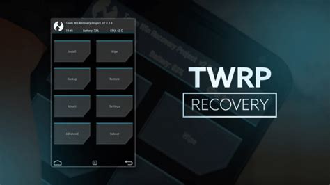 Скачивание и установка TWRP без ПК