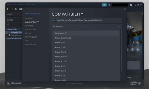 Совместимость игр в Steam и Linux