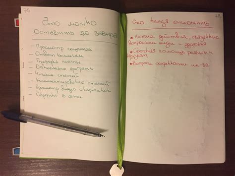 Создайте список приоритетов