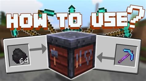 Создание кидательного стола в Minecraft