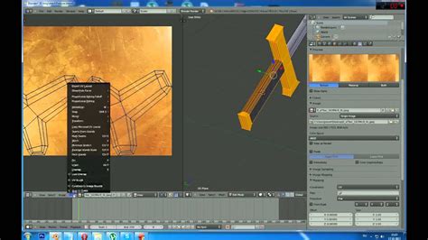 Создание меча в Blender: текстурирование и рендеринг