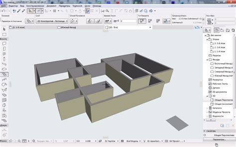 Создание нового проекта в ArchiCAD