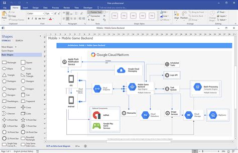 Сохраните vsd как pdf используя Microsoft Visio