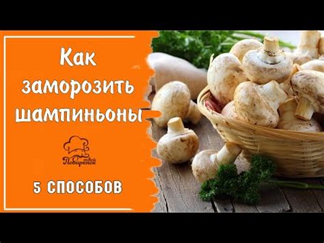 Способы замораживания грибов