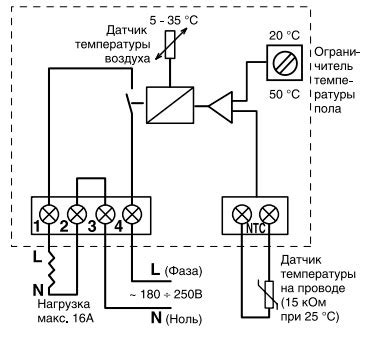 Схема термостата