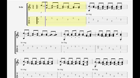 Табулатура для гитары в стиле сталкер