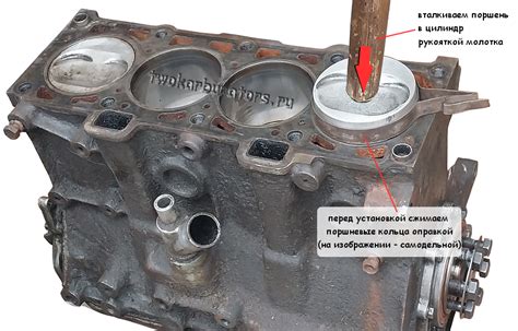 Техники установки поршней в открытое положение