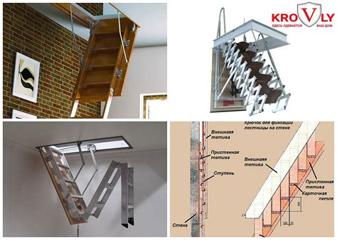 Типы складных лестниц