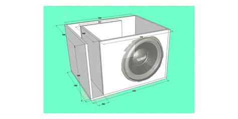 Точное измерение объема сабвуфера 15 дюймов