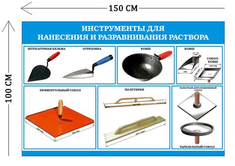 Требуемые инструменты для приготовления раствора