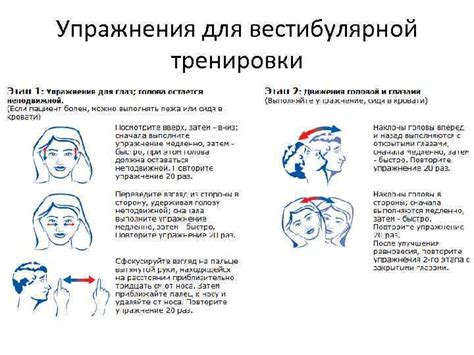 Упражнения для укрепления вестибулярной системы