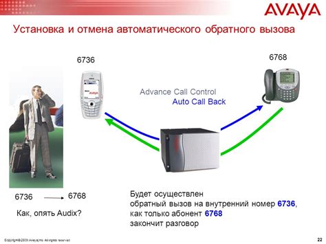 Установка автоматического вызова