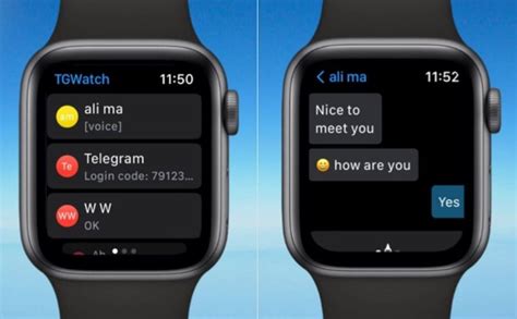 Установка и настройка Телеграма на Apple Watch SE