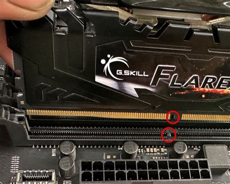 Установка оперативной памяти DDR4