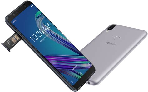 Установка SIM-карты в Asus Zenfone Max Pro M1