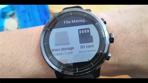 Установка apk циферблата на Amazfit Stratos