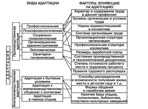 Факторы влияющие на частоту адаптации