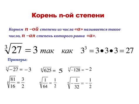 Что такое корень числа и как его определить?