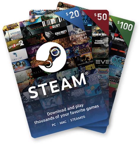 Что такое подарочные карты Steam