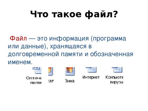 Что такое файлы