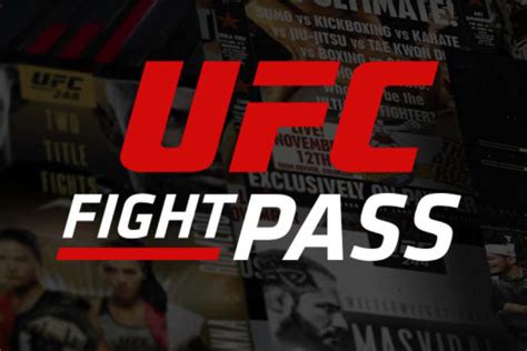 Что такое UFC Fight Pass