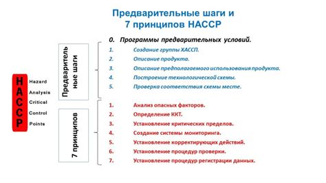 Шаги для создания ХАССП в школе по образцу