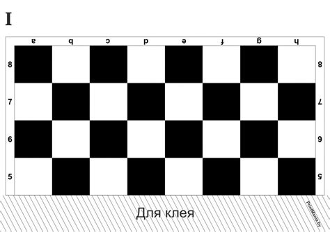 Шаги и правила для отрисовки шахматной доски на материале