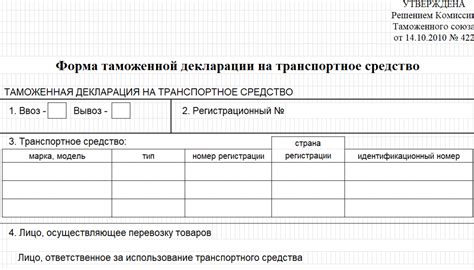 Шаги по оформлению таможенной декларации на импорт