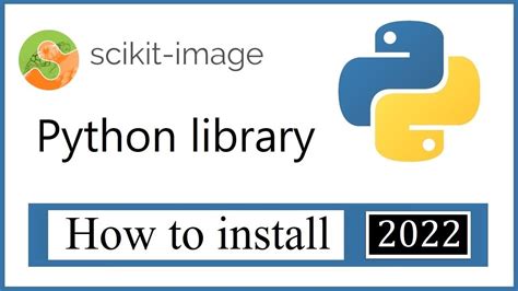 Шаги по установке библиотеки skimage python