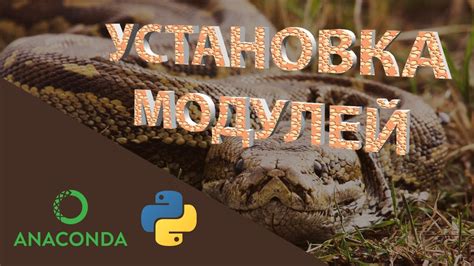 Шаги по установке модулей Python