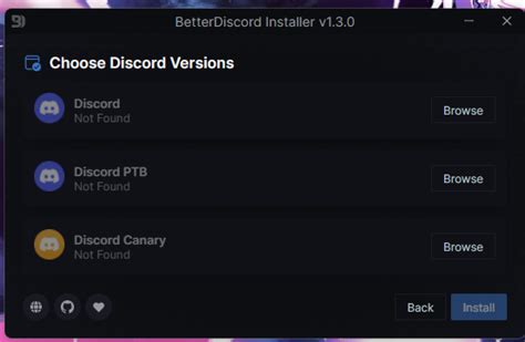 Шаги по установке Better Discord