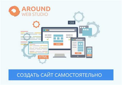 Шаги при создании сайта с использованием HTML и CSS