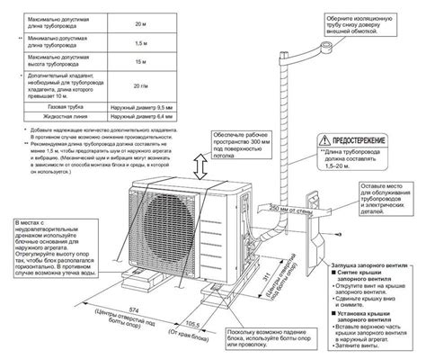 Шаги установки сплит-системы на теплый воздух