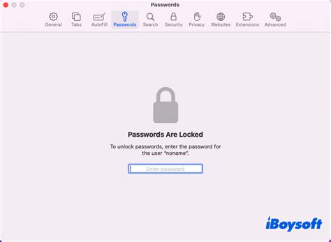 Шаг 1: Отключите встроенный Password Manager перед удалением Safari