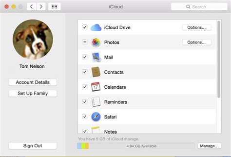 Шаг 1: Подключение к iCloud на Mac