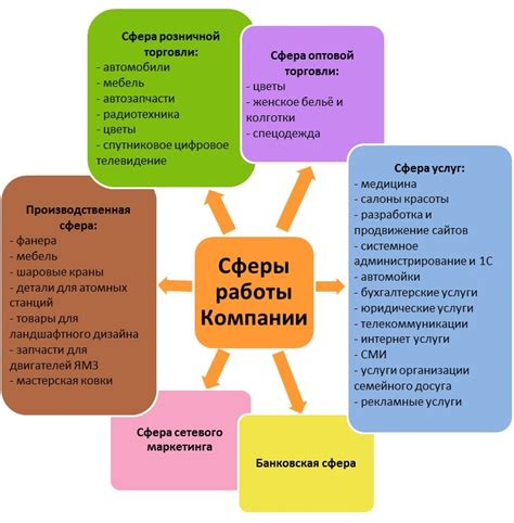 Шаг 2: Определение сферы деятельности