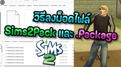 Шаг 2: Распакуйте Sims2pack файлы