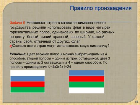 Шаг 2. Разделите флаг на горизонтальные полосы