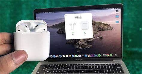 Шаг 3: Подключение AirPods к MacBook LR 213