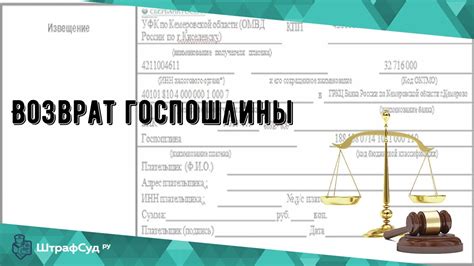 Шаг 6. Получение возврата госпошлины