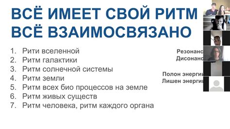 Элементы синхронности